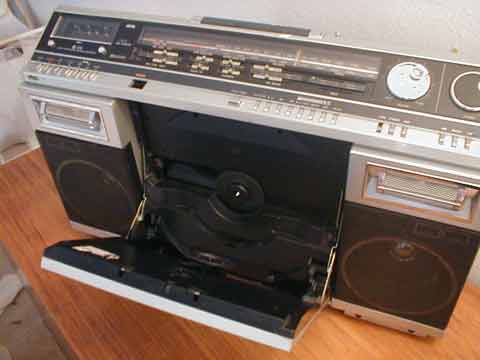 sharp cassette player